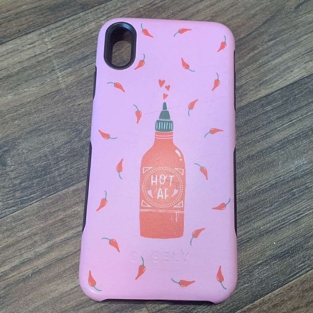 HOT AF Hot sauce IPhone XS MAX Hard Case
